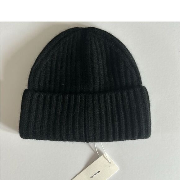 NWT Vince Knit Merino Wool & Cashmere Beanie Hat $ 165.00 - Picture 3 of 7